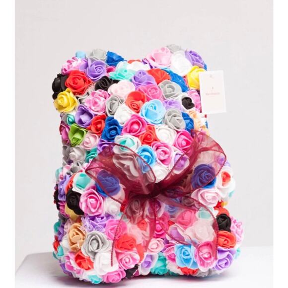 Handmade Multicolored Tie – Die Bear For A Great Gift